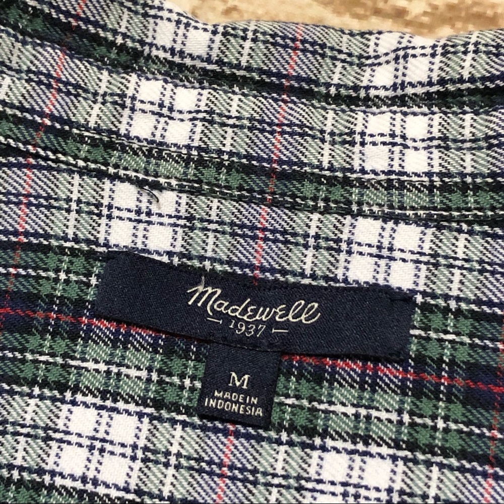 Madewell Boyfriend Plaid Button Down Shirt - Picture 7 of 8
